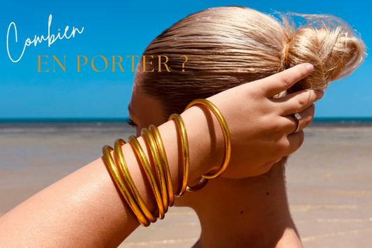 Jonc bouddhiste : combien en porter ?