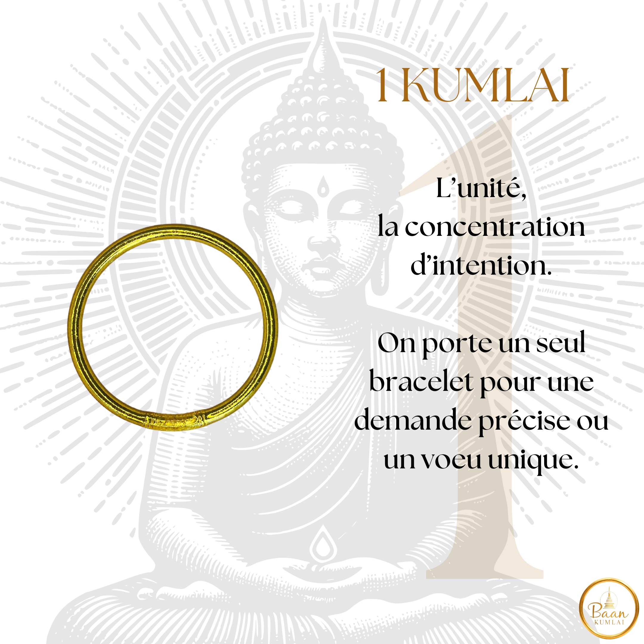 Signification de porter 1 jonc bouddhiste Kumlaï – nombre impair et intention unique